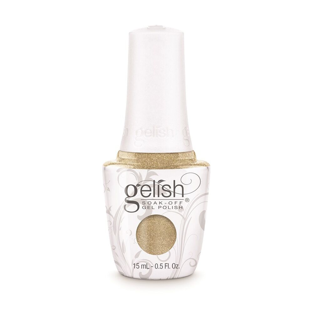 Gelish Mini UV LED Soak Off Gel Nail Polish Give Me Gold 15ml