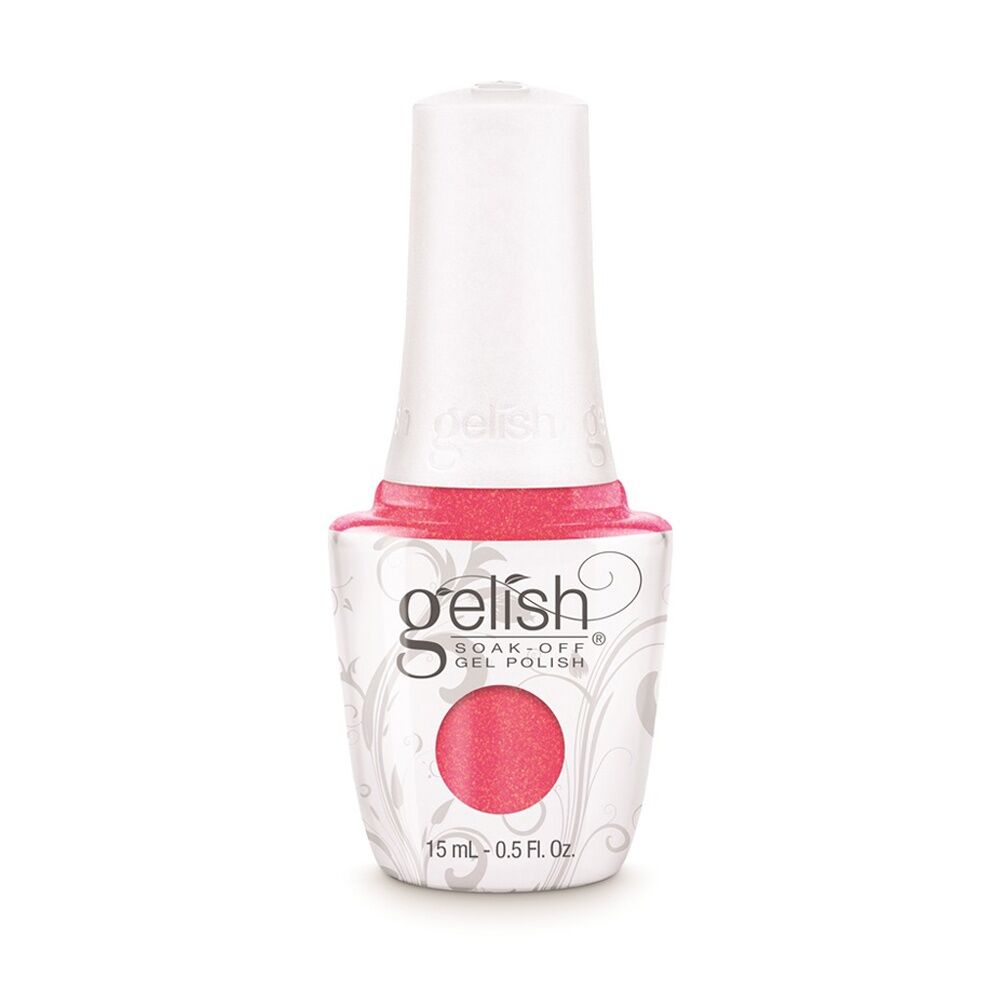 Gelish Mini UV LED Soak Off Gel Nail Polish Hip Hot Coral 15ml