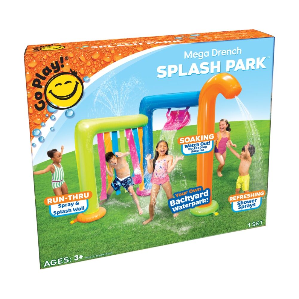 Go Play! Mega Drench Splash Park Backyard Water Toy 185cm Kids 3y+