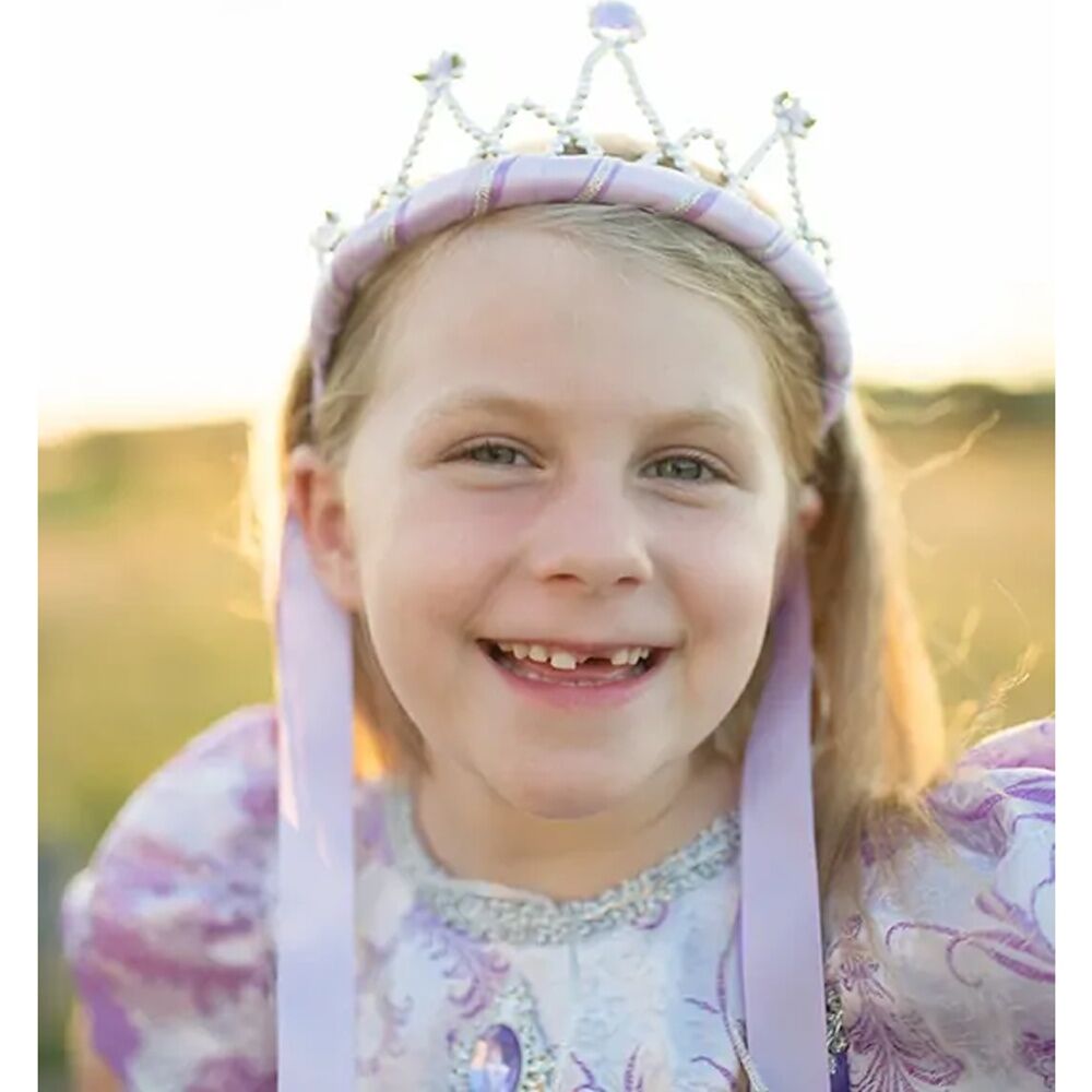 Great Pretenders Ribbon Tiara Kids Dress Up Accessory 3+ Years Light Pink