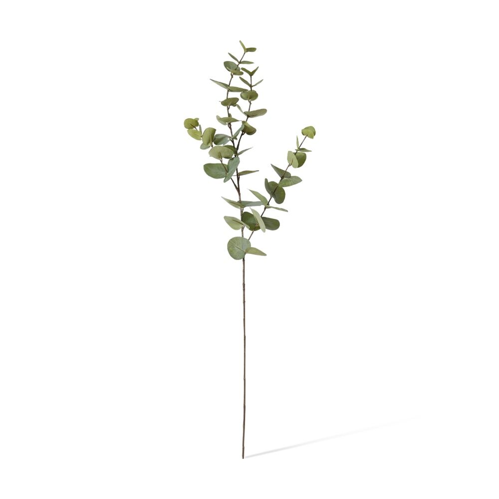 E Style Eucalyptus Dollar Spray Realistic Artificial Flower Grey Green 94cm
