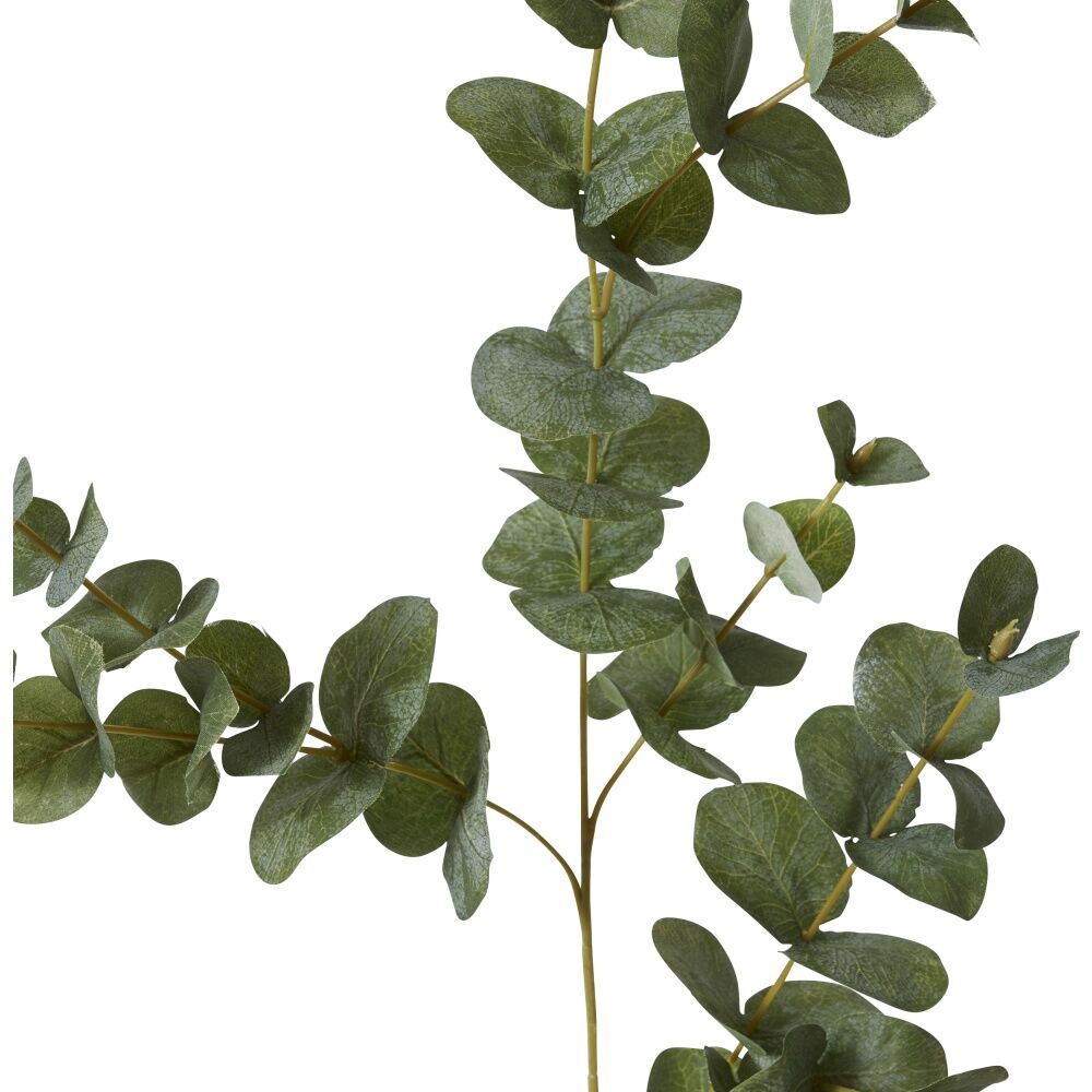 2PK E Style Eucalyptus Spray Realistic Artificial Flower Grey Green 28x4x97cm