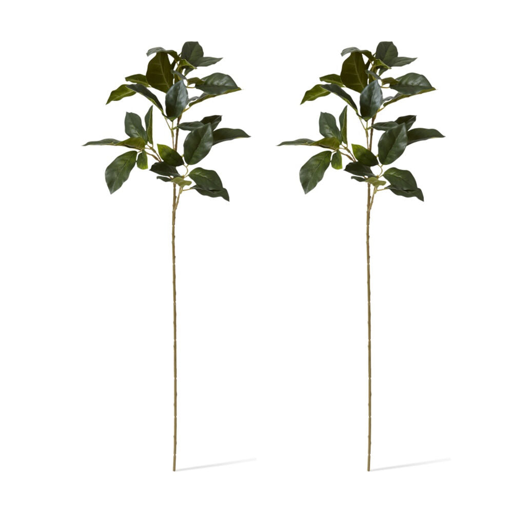 2PK E Style Viburnum Spray Realistic Artificial Flower Plastic Green 17x20x66cm