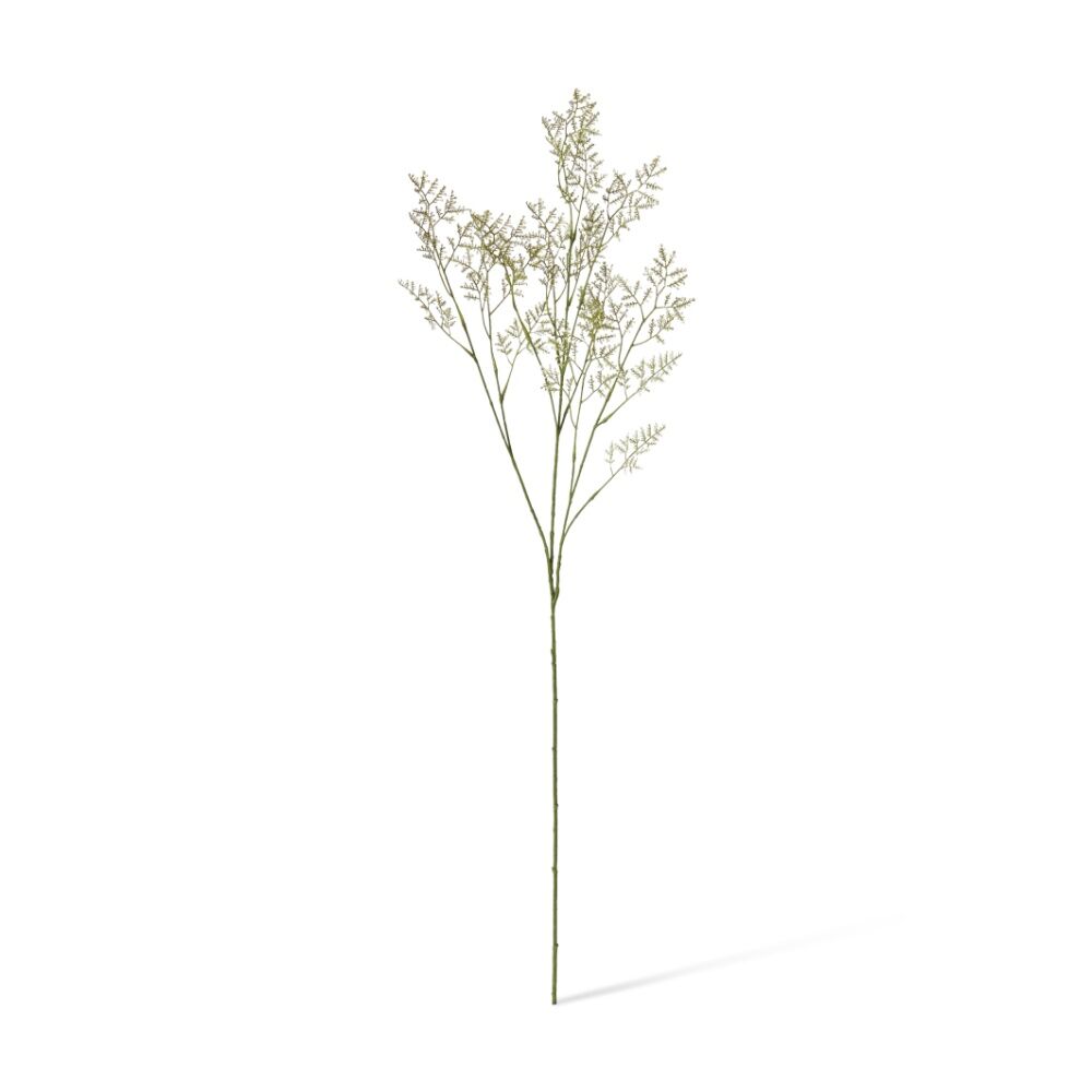 2PK E Style Limonium Spray Realistic Artificial Flower Plastic Cream 16x5x100cm