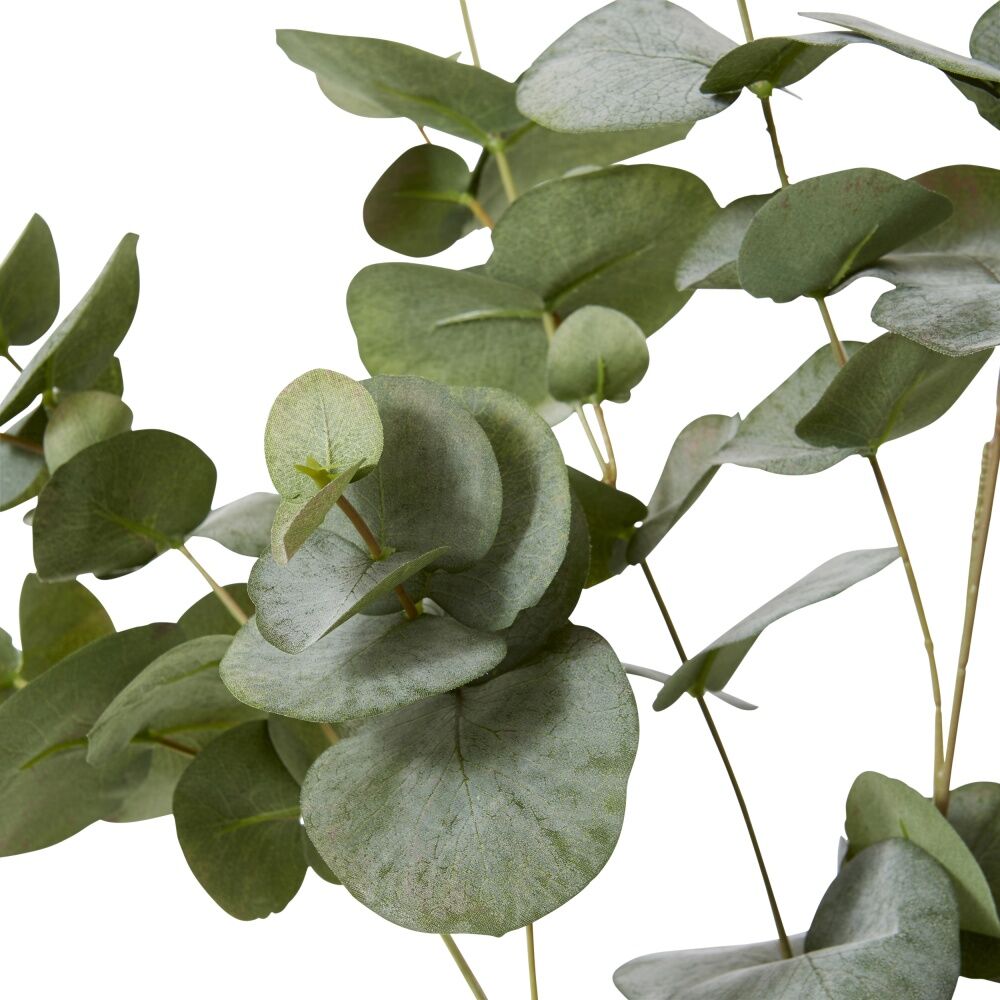 E Style Eucalyptus Leaf Spray Realistic Artificial Flower Green 48x26x119cm