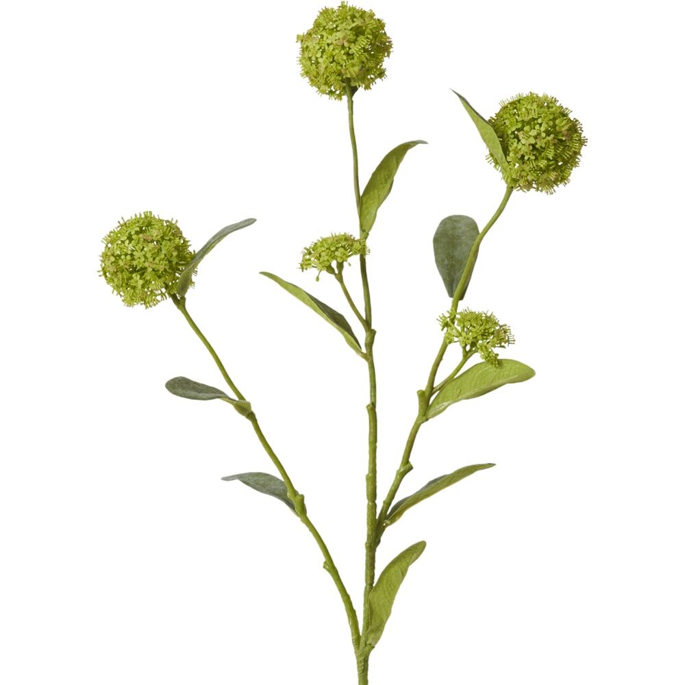 E Style Alyssum Spray Realistic Artificial Flower Plastic Green 17x12x66cm