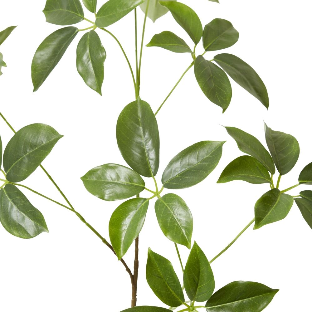 E Style Schefflera Spray Realistic Artificial Flower Plastic Green 122cm