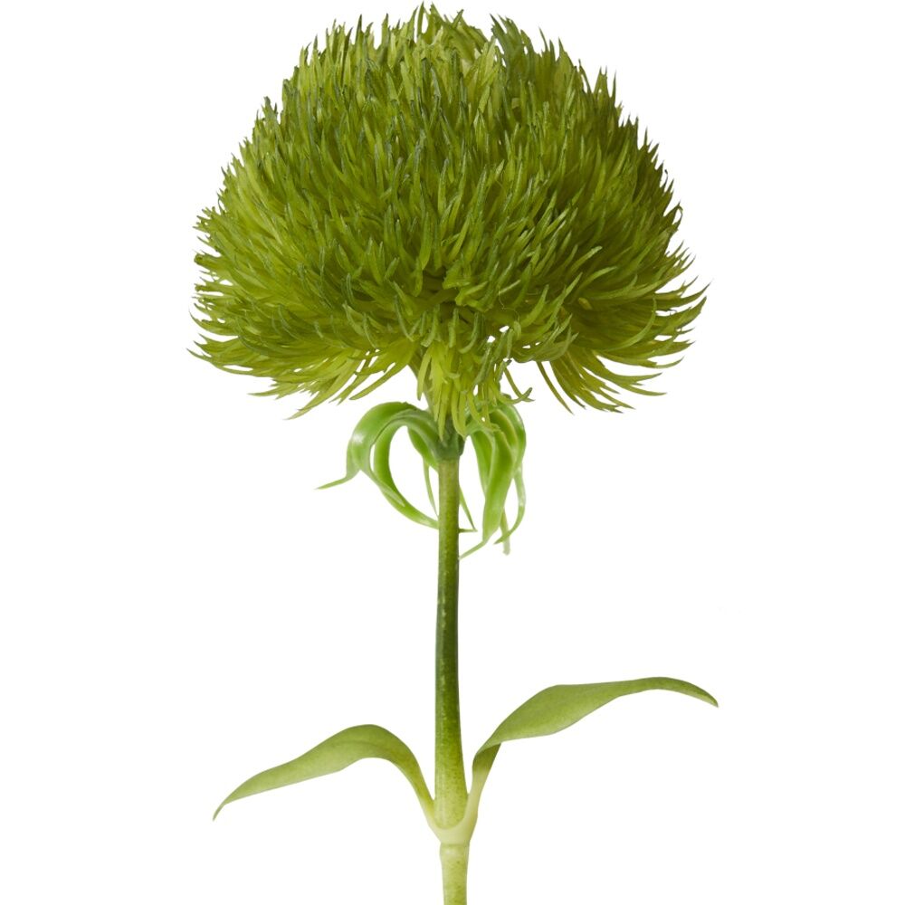 4PK E Style Dianthus Stem Artificial Greenery Plant Decor Green 12x9x51cm