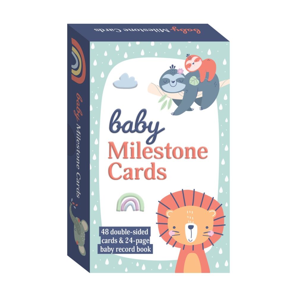2PK Hinkler Baby Milestone Card Set Record Book Keepsakes