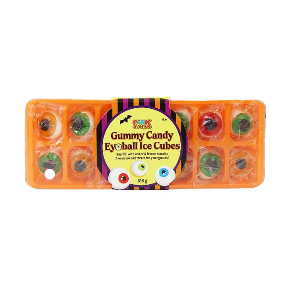 12PK Park Avenue Gummy Candy Eyeballs 105g Candy/Lollies/Gummies - Assorted