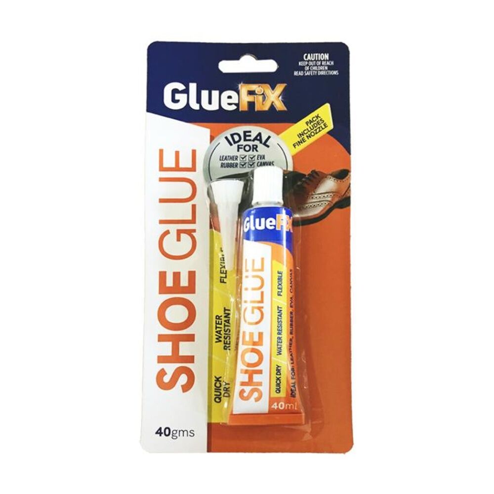 24PK GlueFix Quick Dry Water-Resistant Flexible Fine Nozzle Shoe Glue Tube 40ml