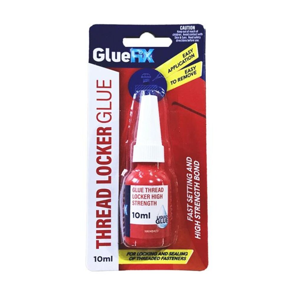12PK GlueFix High Strength Fast Setting Sealing Thread Locker Glue Tube 10ml