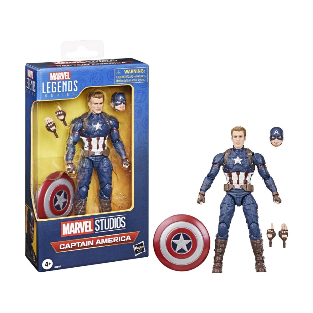 Avengers Legends Action Figure Kids Play Toy Captain America & Spiderman