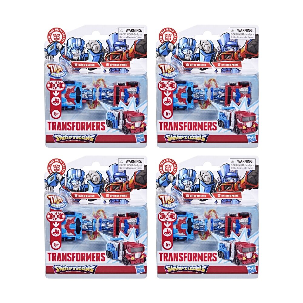 4PK Transformers Swapticons Action Figure Kids Play Toy 5y+ Assorted