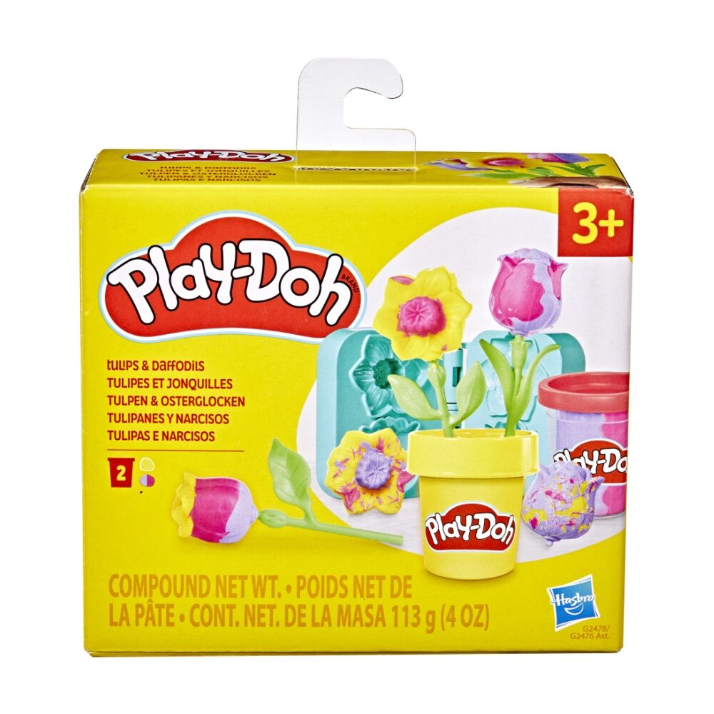 Playdoh Lil Flowers Modeling Compound Kids Play Toy Multicolour Assorted