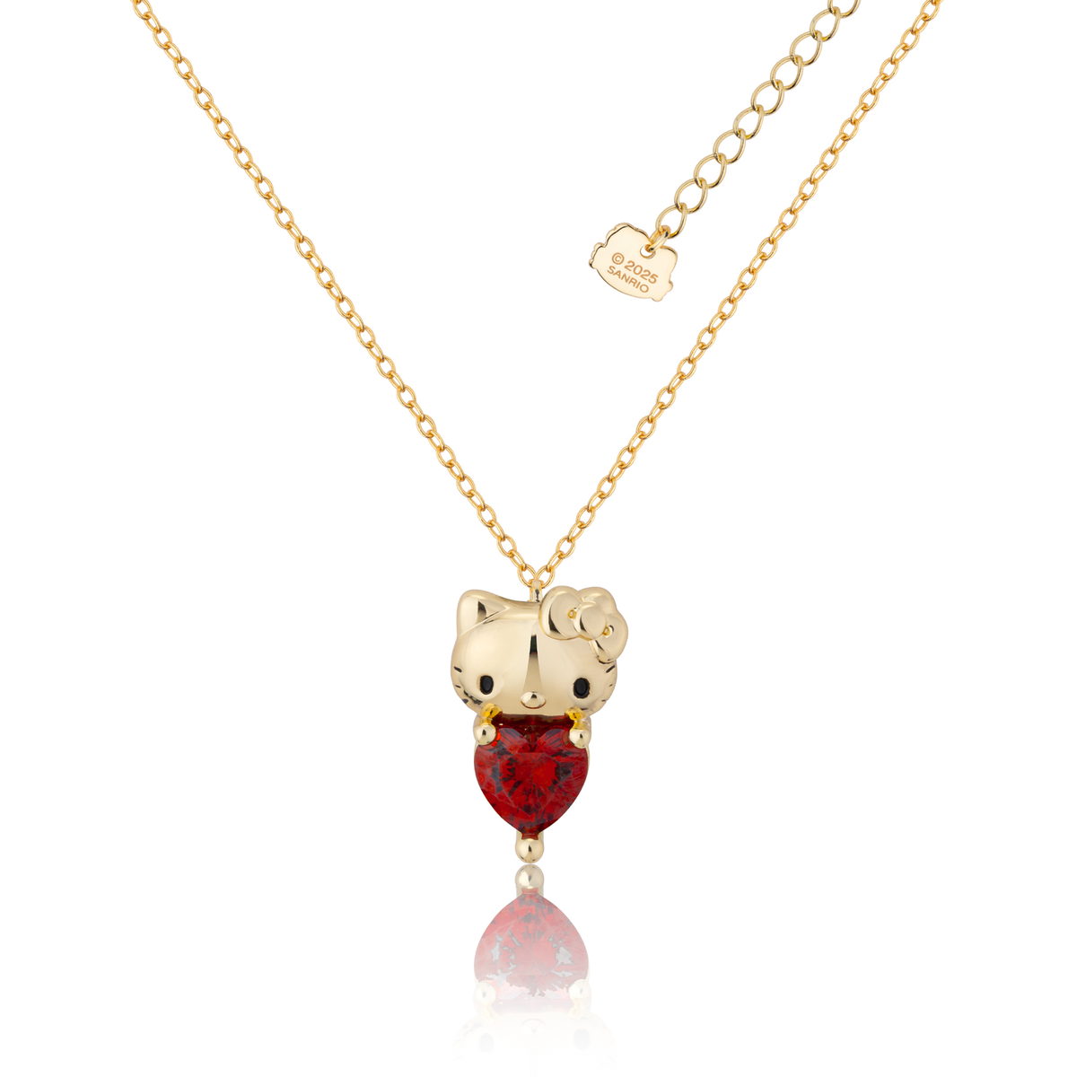Couture Kingdom Hello Kitty January Necklace Gold Plated Brass 5y+