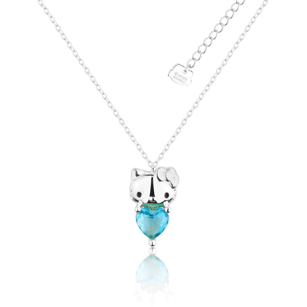 Couture Kingdom Hello Kitty March Necklace Silver White Gold Plated 5y+