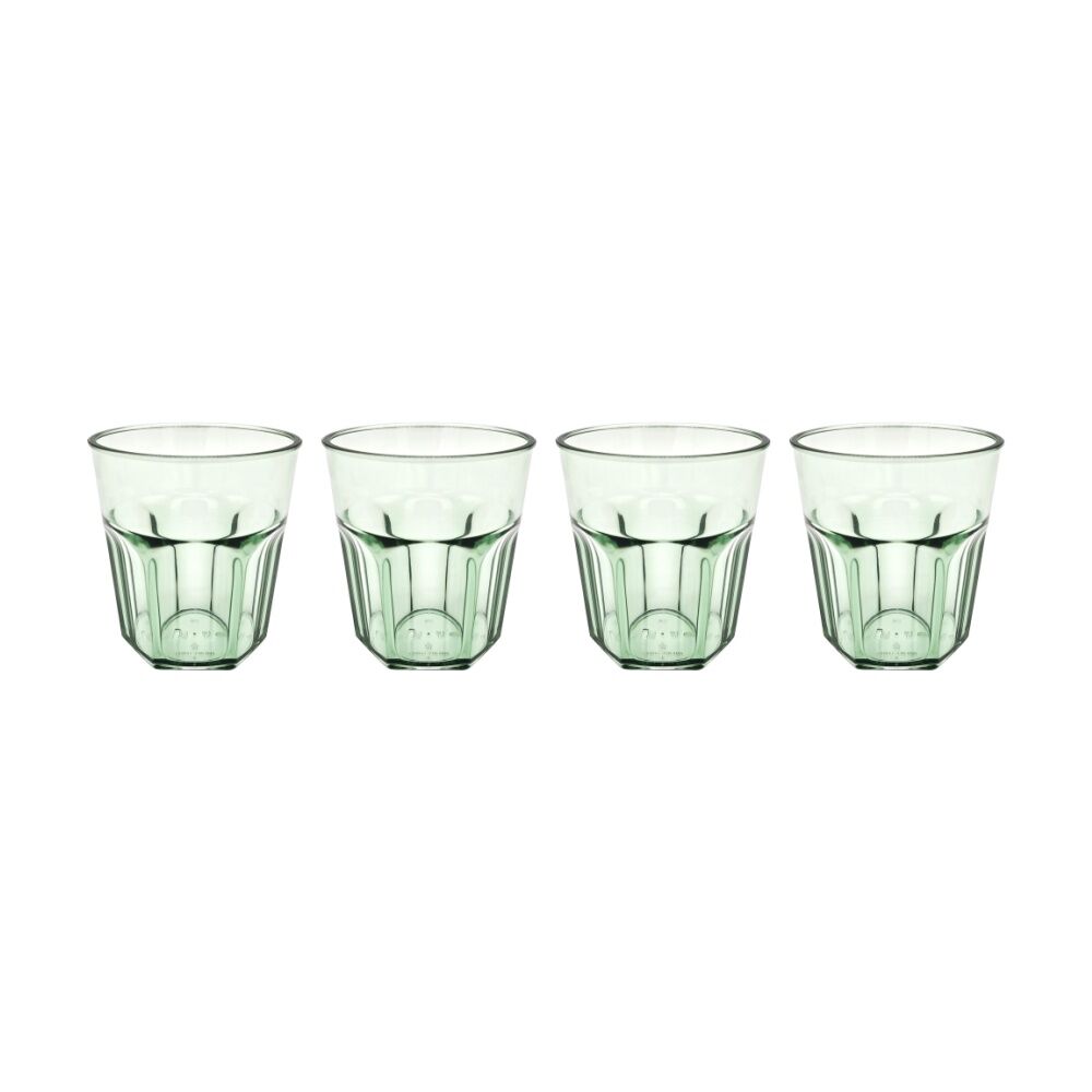 12x 4pc Partyware Reusable Drinking Tumbler Cup Set 270ml Assorted