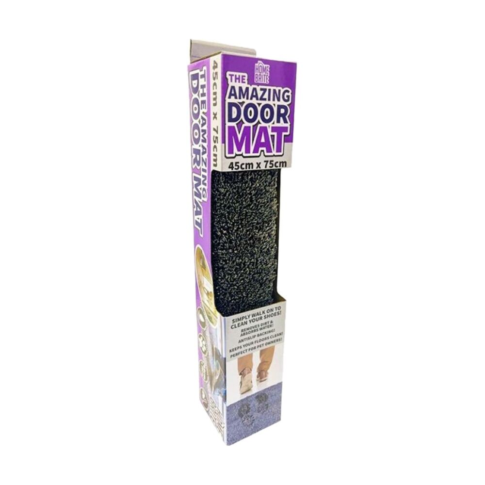 2PK Braz Non Slip Water Absorbent Amazing Door Mat Large 45x75cm Assorted