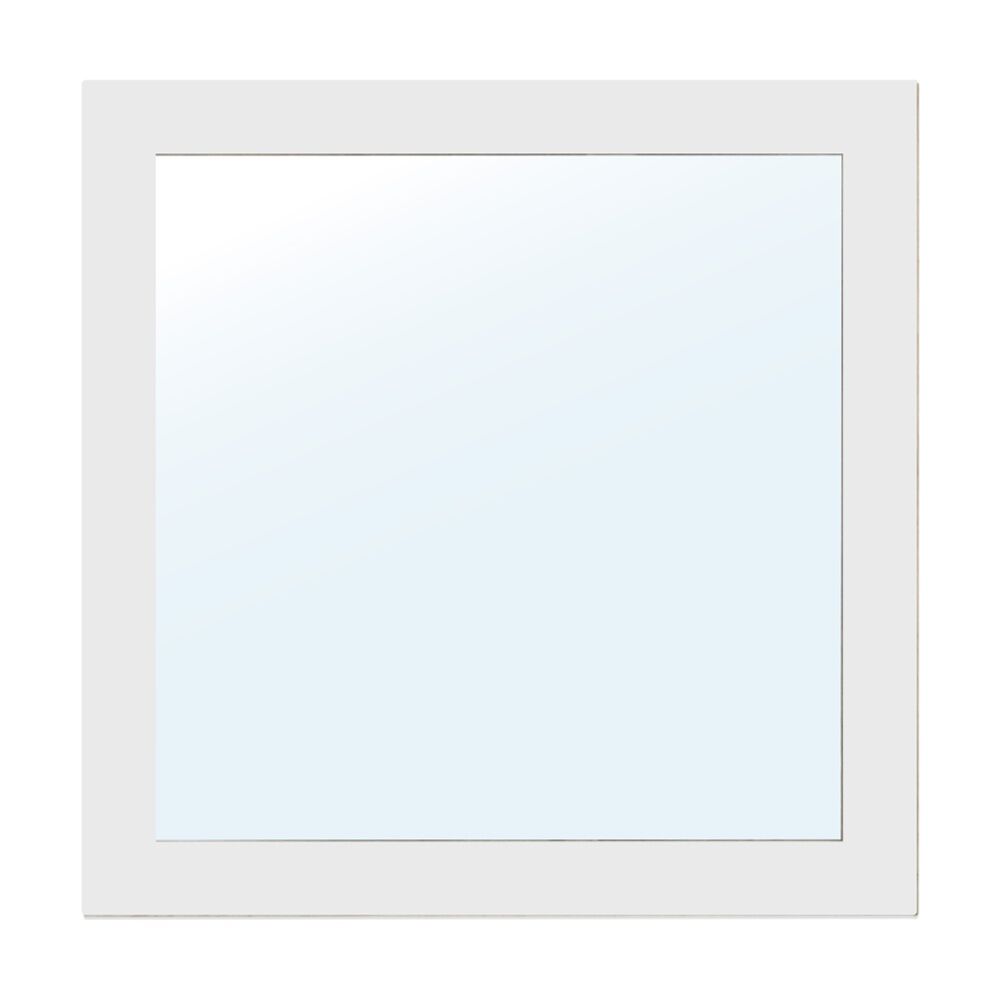 2PK Jemark Grace Wall Mounted Mirror Home Decoration 35x35cm White