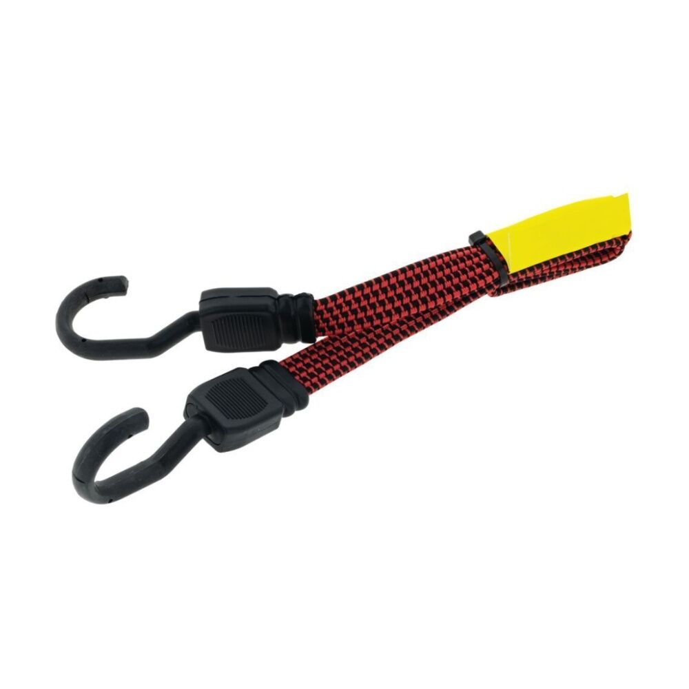 12PK Hulk 4X4 Heavy Duty Fat Bungee Strap Secure Red 19mmx60cm