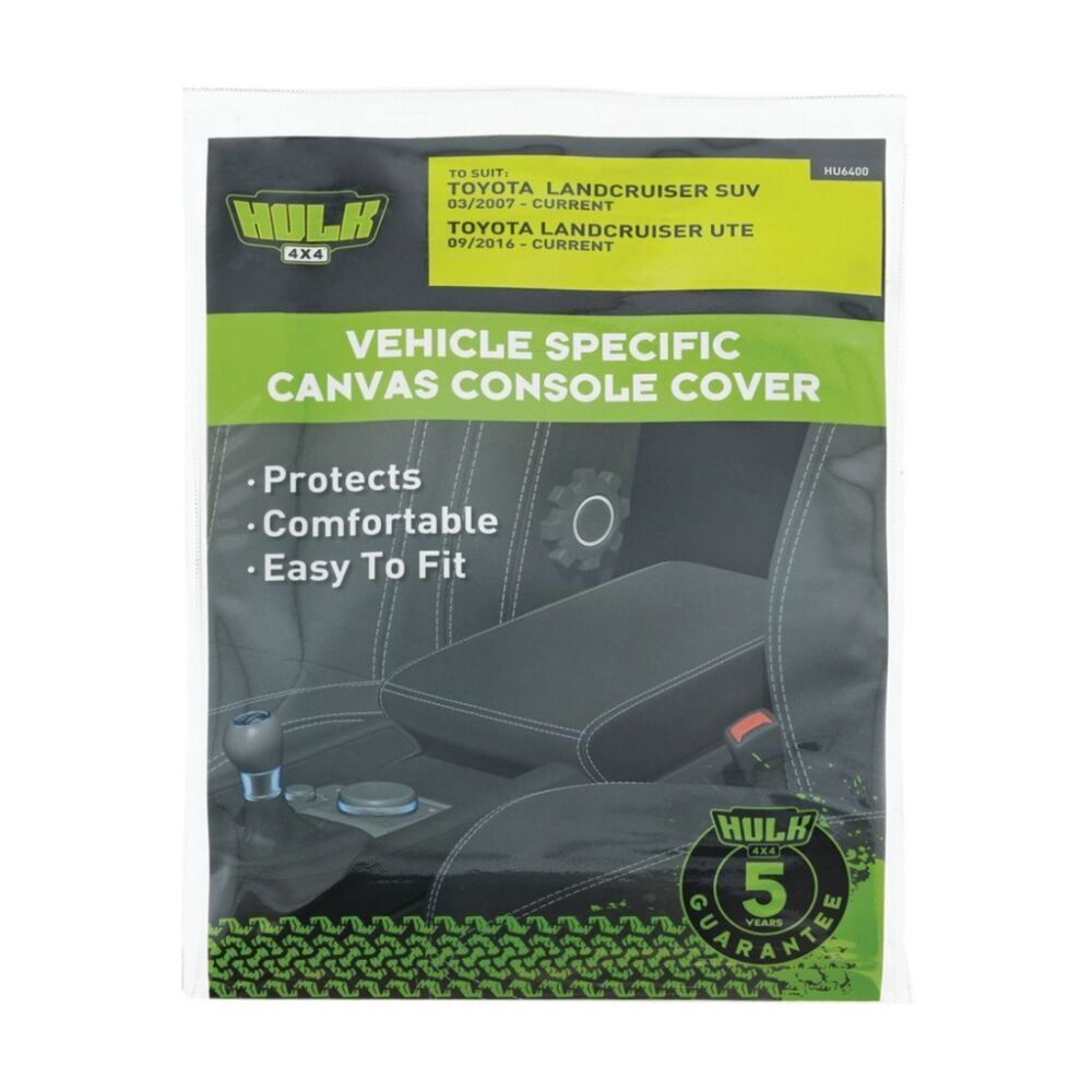 Hulk 4X4 Canvas Console Cover Suits Toyota Landcruiser 70 Series