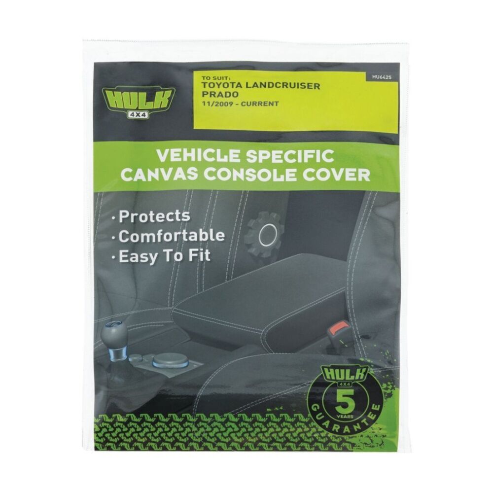 Hulk 4X4 Canvas Console Cover Suits Toyota Landcruiser Prado 150 Series