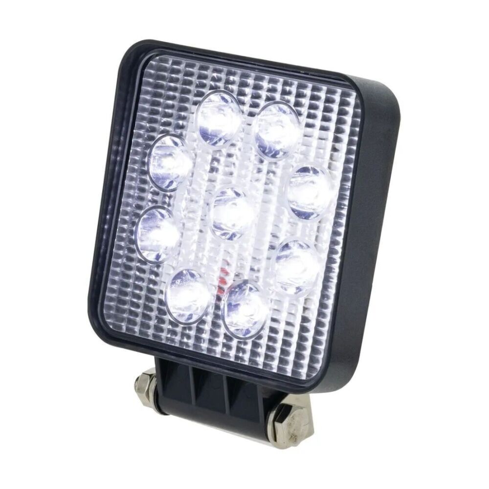 Hulk 4X4 27W 9 LED Square Spot Beam Worklamp 10-30V