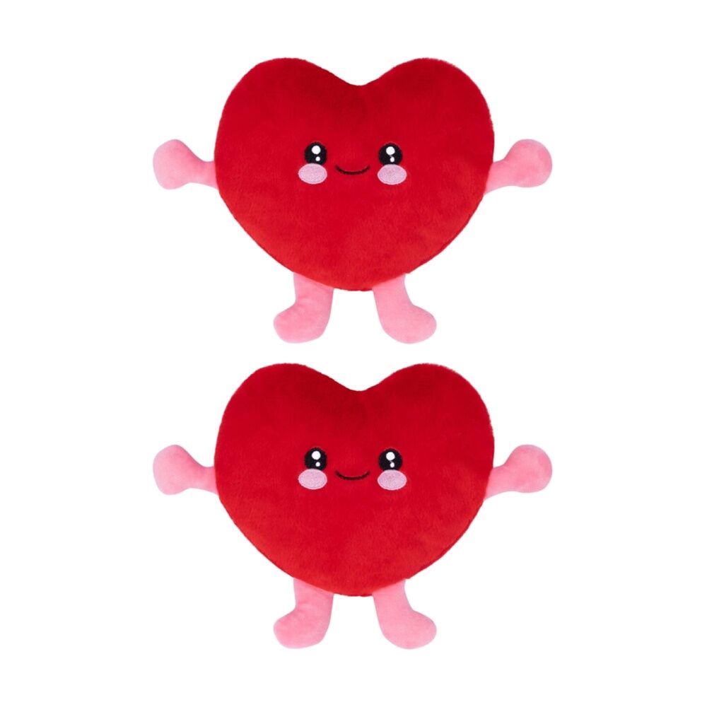 2PK Toasty Hugs Quotes Hugo Heart Plush Heatable Coolable Microwave Safe