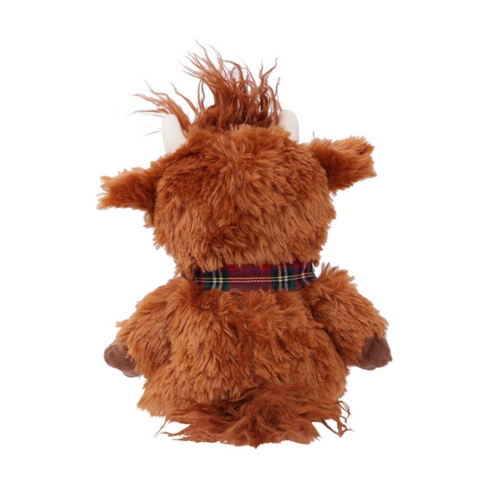 Toasty Hugs Hamish Highland Cow Plush Heatable Coolable Microwave Safe