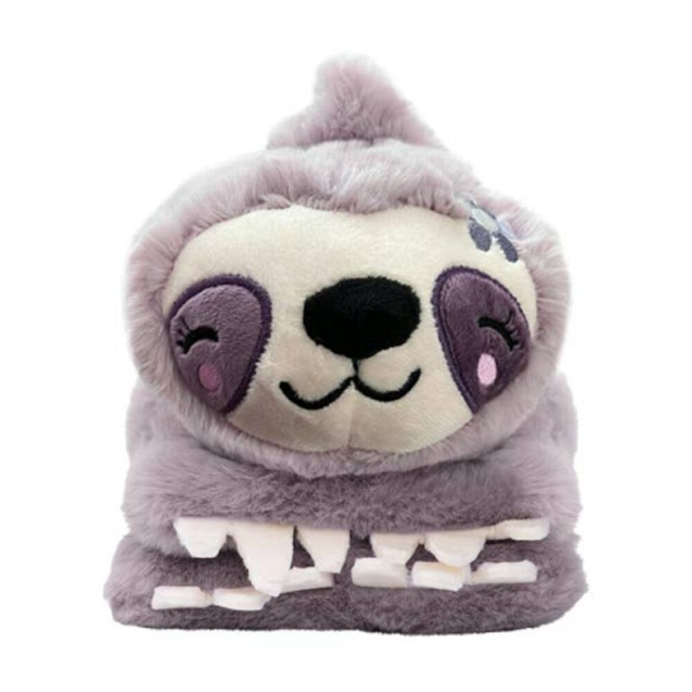 Toasty Hugs Sadie Sloth Neck Wrap Heatable Coolable Microwave Plush