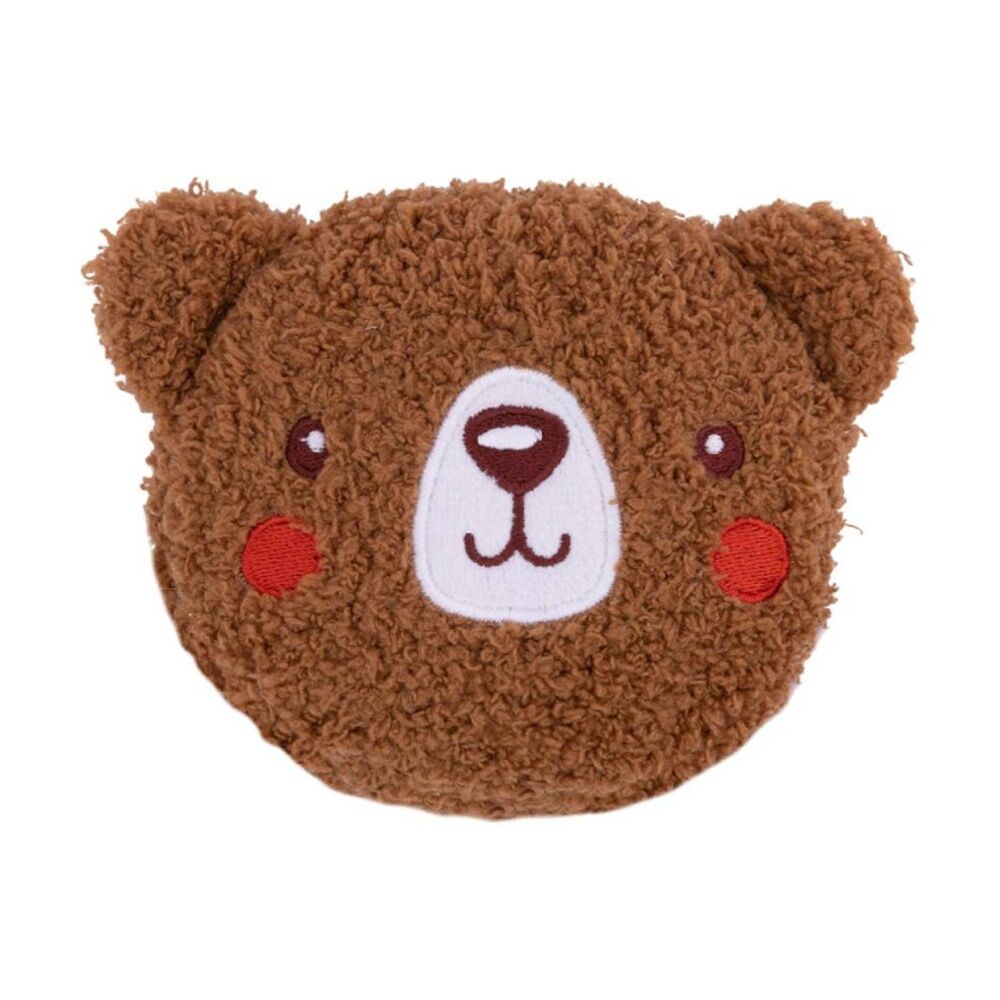 4PK Toasty Hugs Berry Bear Hand Warmer Microwave Heat Pack Brown 10x10x2cm