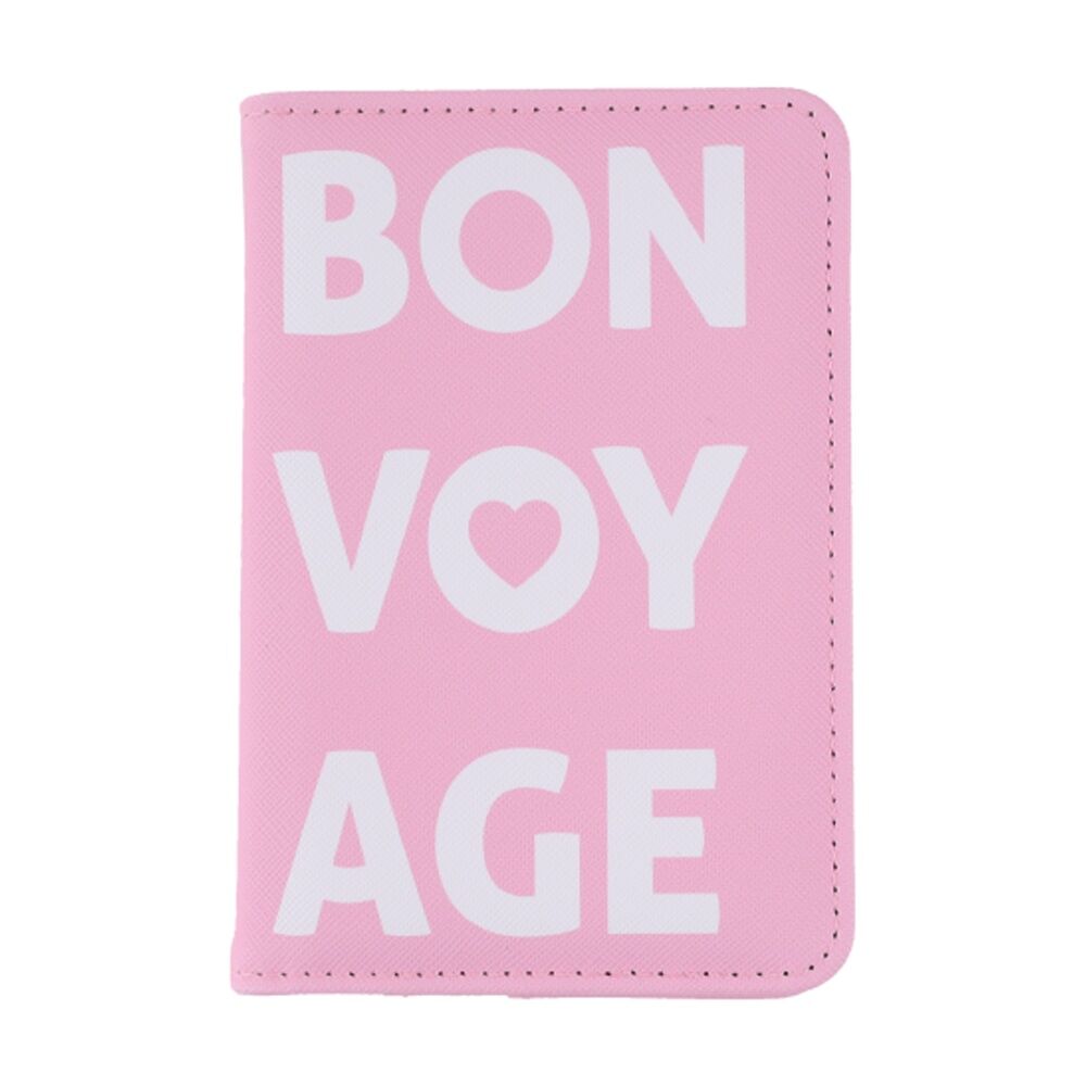 iPack Bonvoyage Passport Holder RFID Protection Travel Pink 14.1x9.5cm