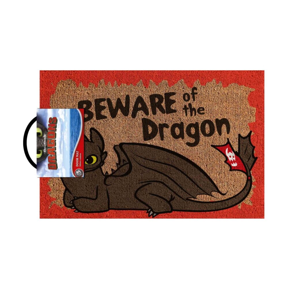 How To Train Your Dragon Beware Of The-Dragon 100% Cior Home Doormat 60x40cm