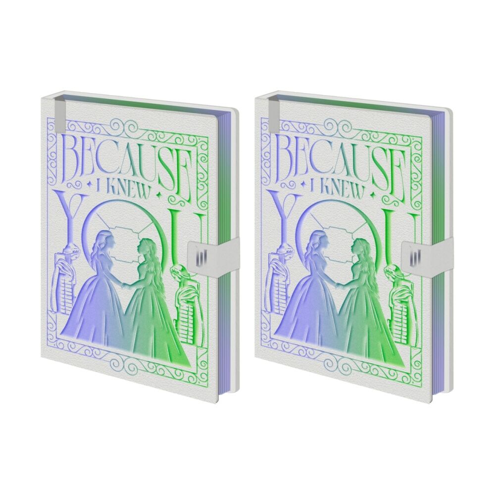 2PK Wicked 2 Because I Knew Premium Notebook W/ Inner Compartment A5 21x16cm