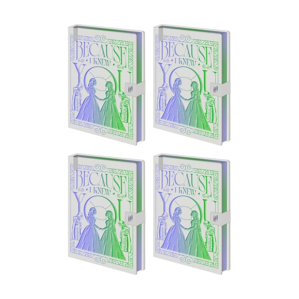 4PK Wicked 2 Because I Knew Premium Notebook W/ Inner Compartment A5 21x16cm