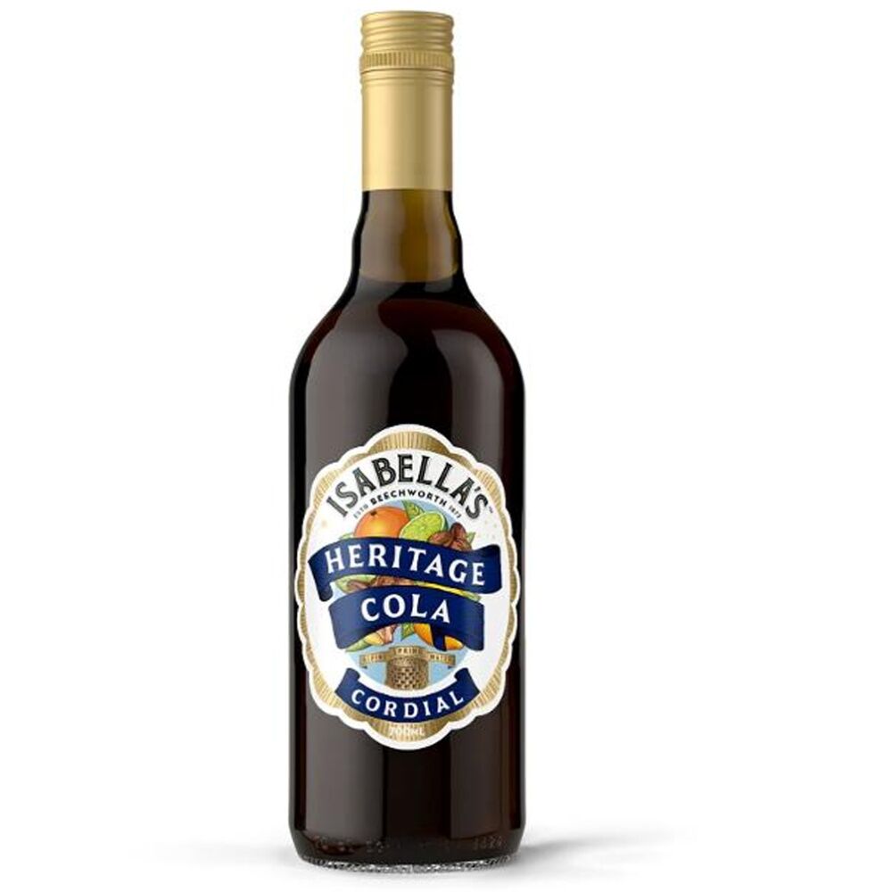 6PK Isabella's Heritage Cola Flavoured Concentrated Cordial Bottle 700ml