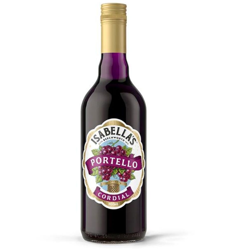 6PK Isabella's Portello Flavoured Concentrated Cordial Bottle 700ml