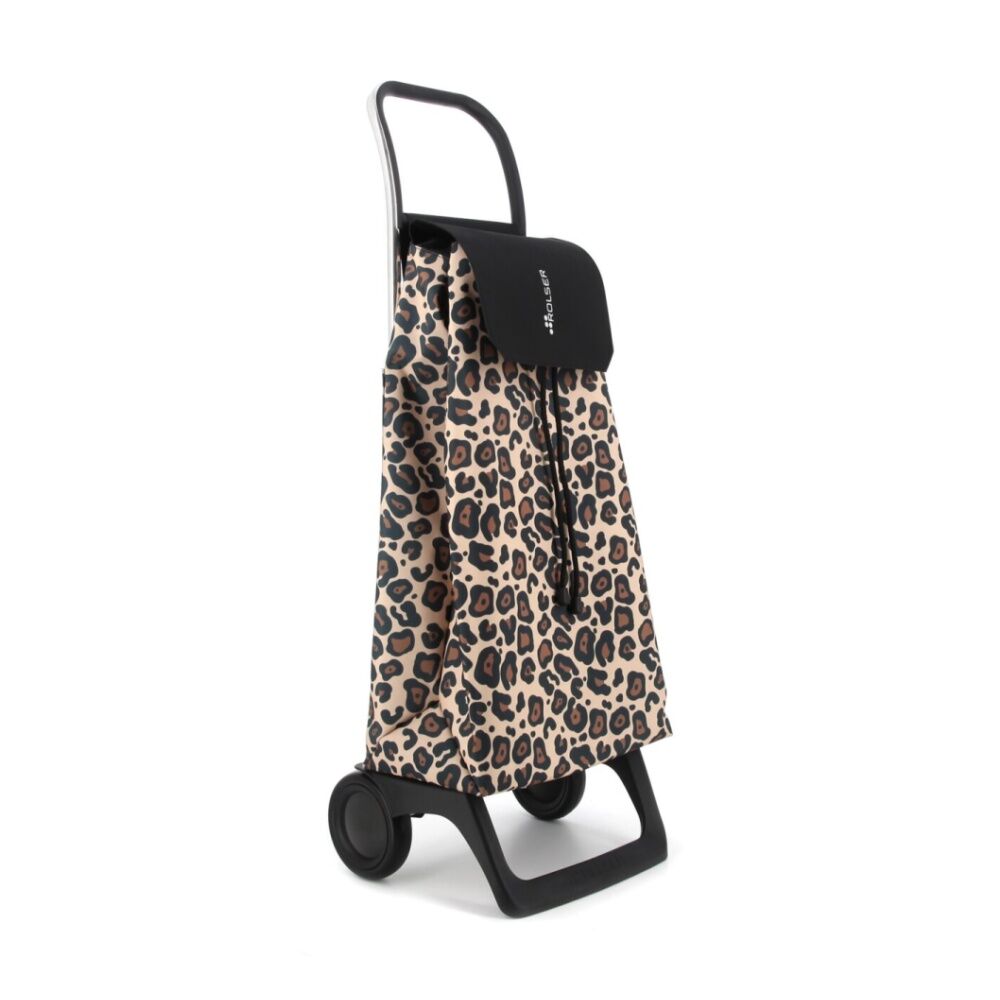 Rolser Jet Wild Joy 40L 2 Wheel Folding Base Aluminium Shopping Trolley Camel