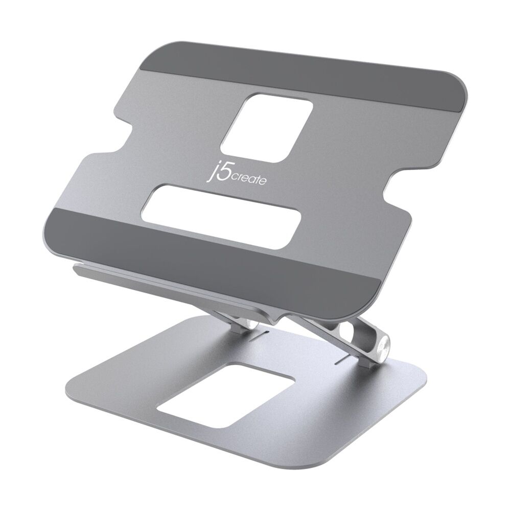 J5Create Multi-Angle Durable Nonslip Laptop Stand Aluminium Grey 16in