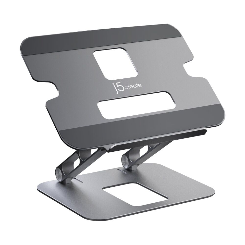 J5Create Multi-Angle Durable Nonslip Laptop Stand Aluminium Grey 16in