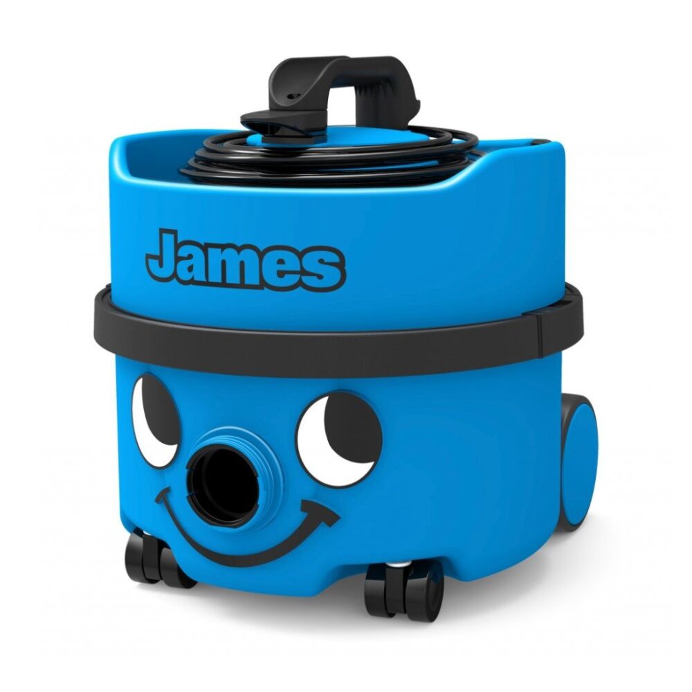 Numatic James HepaFlo Filtration Vacuum Cleaner W/ 10M Cable 8L Drum Blue