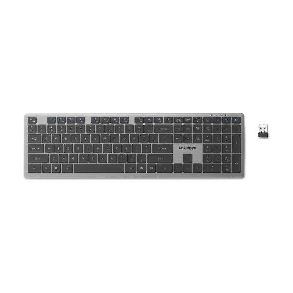 Kensington KB535 EQ Rechargeable Multi-Device Wireless Keyboard