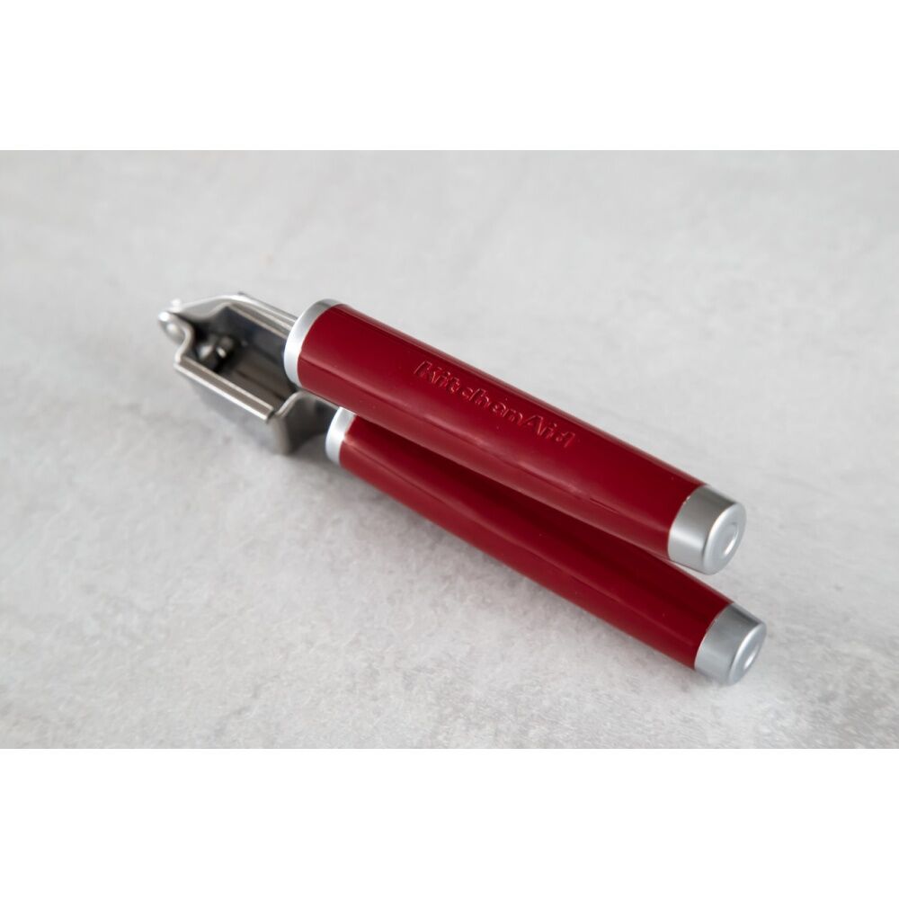 2PK KitchenAid Stainless Steel Garlic Press Durable Kitchen Tool Empire Red