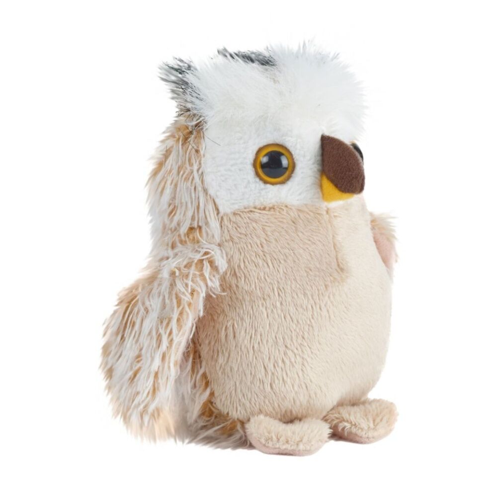 3x Living Nature Little Buddies Owl Soft Animal Kids Plush Toy Brown