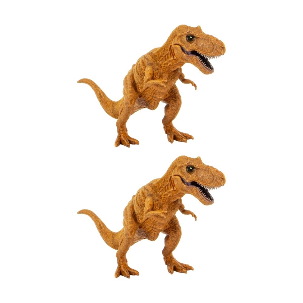 2x Keycraft Extra Large T-Rex Dinosaur Realistic Details Figurine Toy Assorted