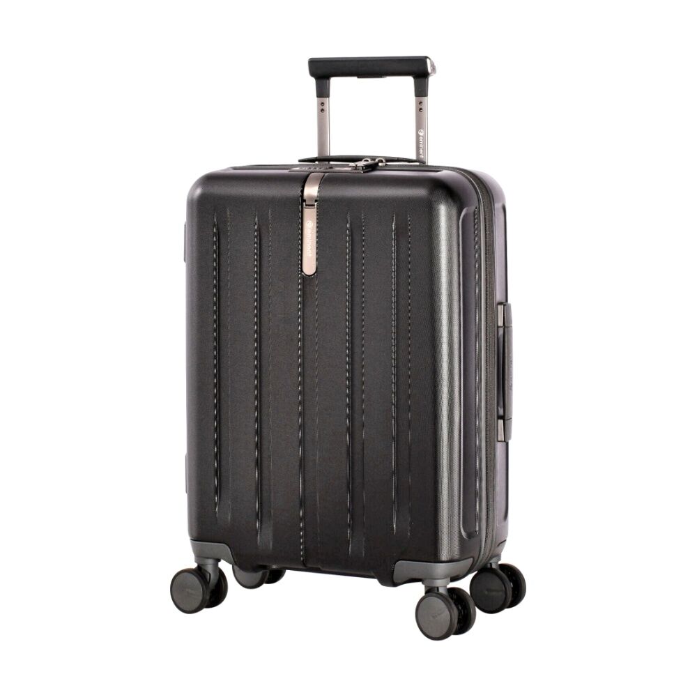 Eminent Kapstadt Hard Case Spinner Suitcase Travel Luggage Bag Black 55cm