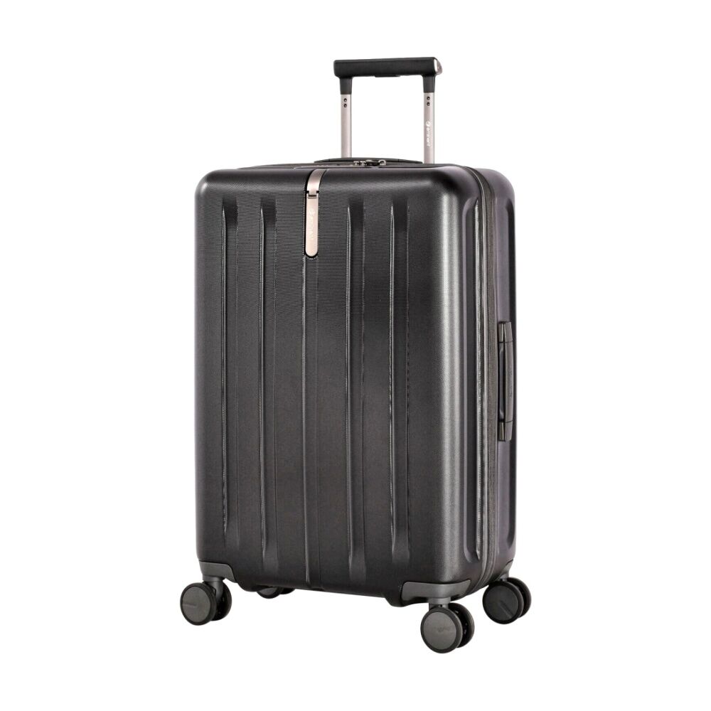 Eminent Kapstadt Hard Case Spinner Suitcase Travel Luggage Bag Black 66cm