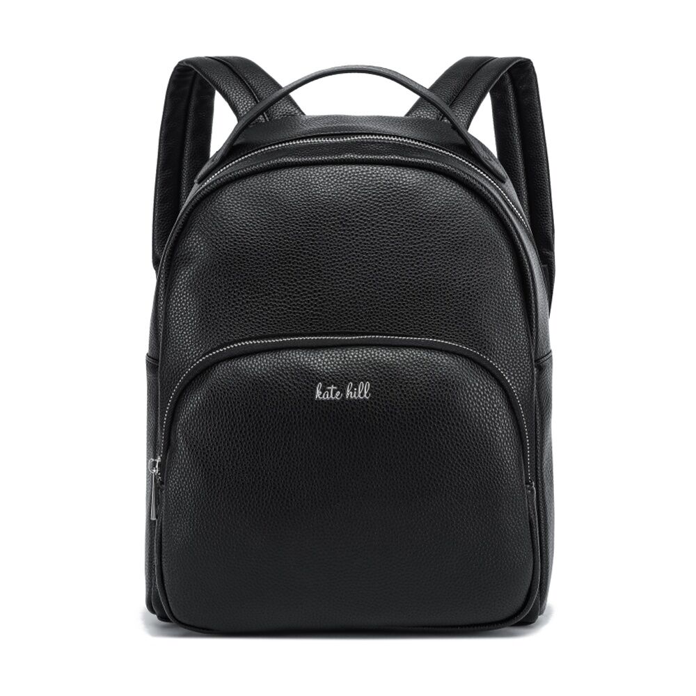 Kate Hill Women's Pepper Pebble Vegan Leather Structured Backpack