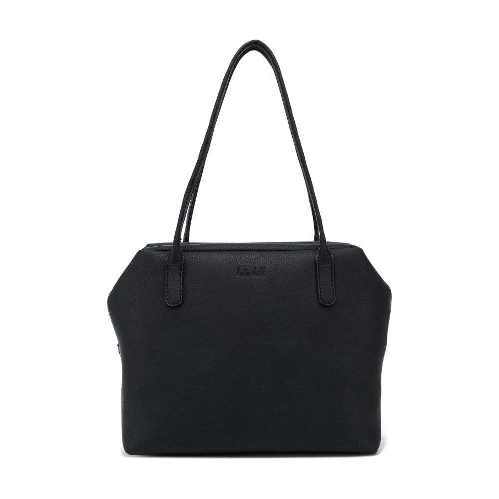 Kate Hill Women's Peyton Pebble Vegan Leather Zip Closure Tote Bag